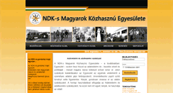 Desktop Screenshot of ndk.hu